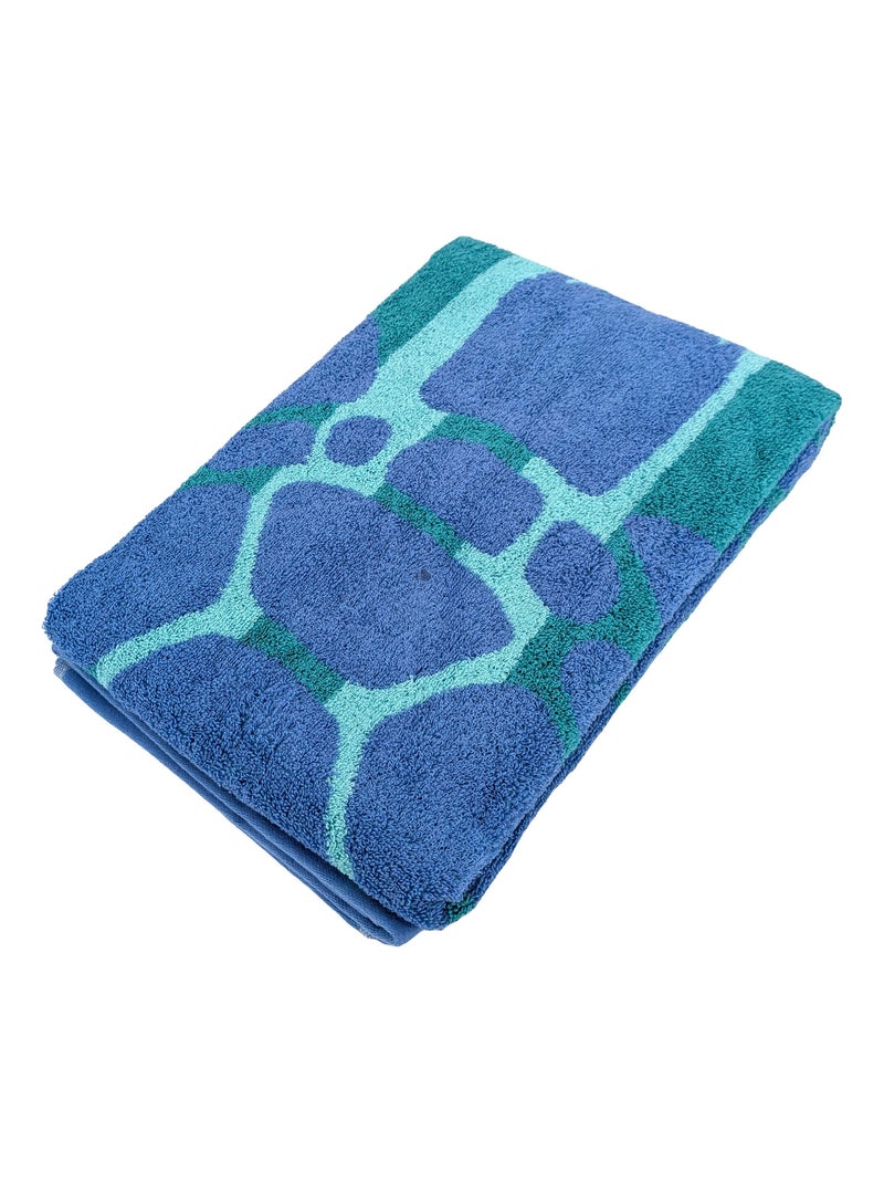 Drap de plage TIMEA Bleu Vert - Kiabi