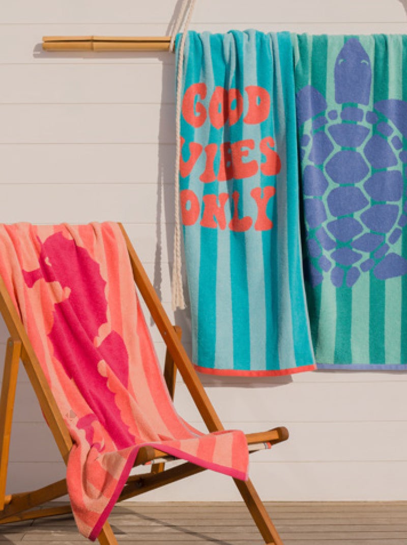 Drap de plage TIMEA Orange clair - Kiabi
