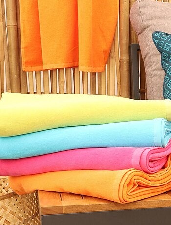 Drap de plage unis coton SUN