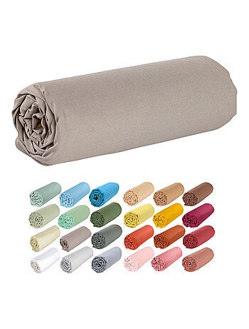 Drap dousse lit bébé 60x120 cm - 100% coton Bio - 'P'tit Basile'