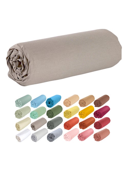 Drap dousse lit bébé 60x120 cm - 100% coton Bio - 'P'tit Basile' - Kiabi