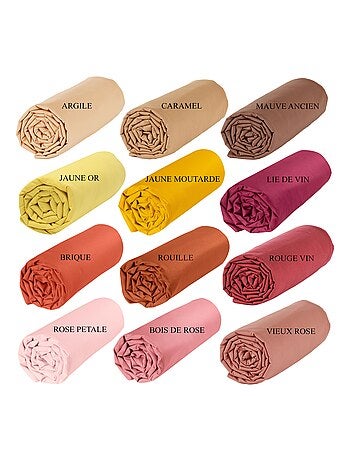 Drap dousse lit bébé 60x120 cm - 100% coton Bio - 'P'tit Basile'