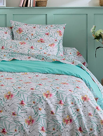 Drap en coton floral exotique