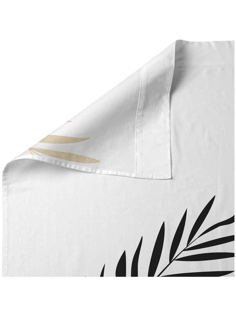 Drap Foliage "Happyfriday" Blanc - Kiabi