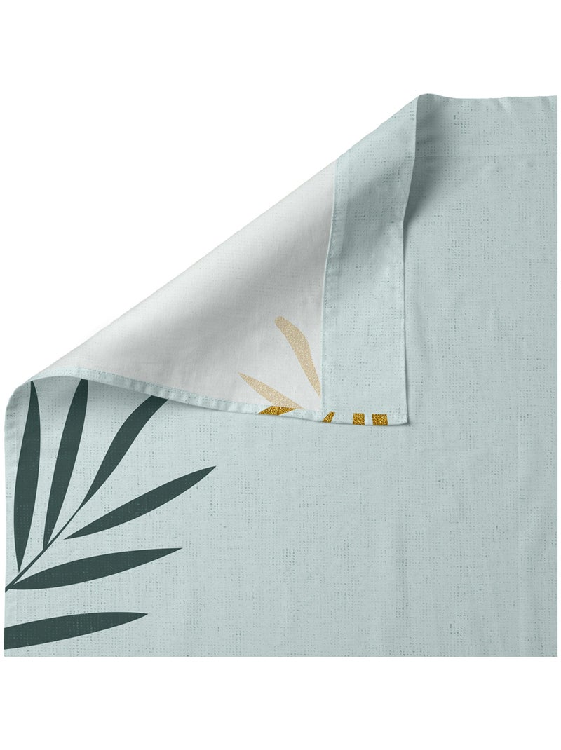 Drap Foliage mint "Happyfriday" Blanc - Kiabi