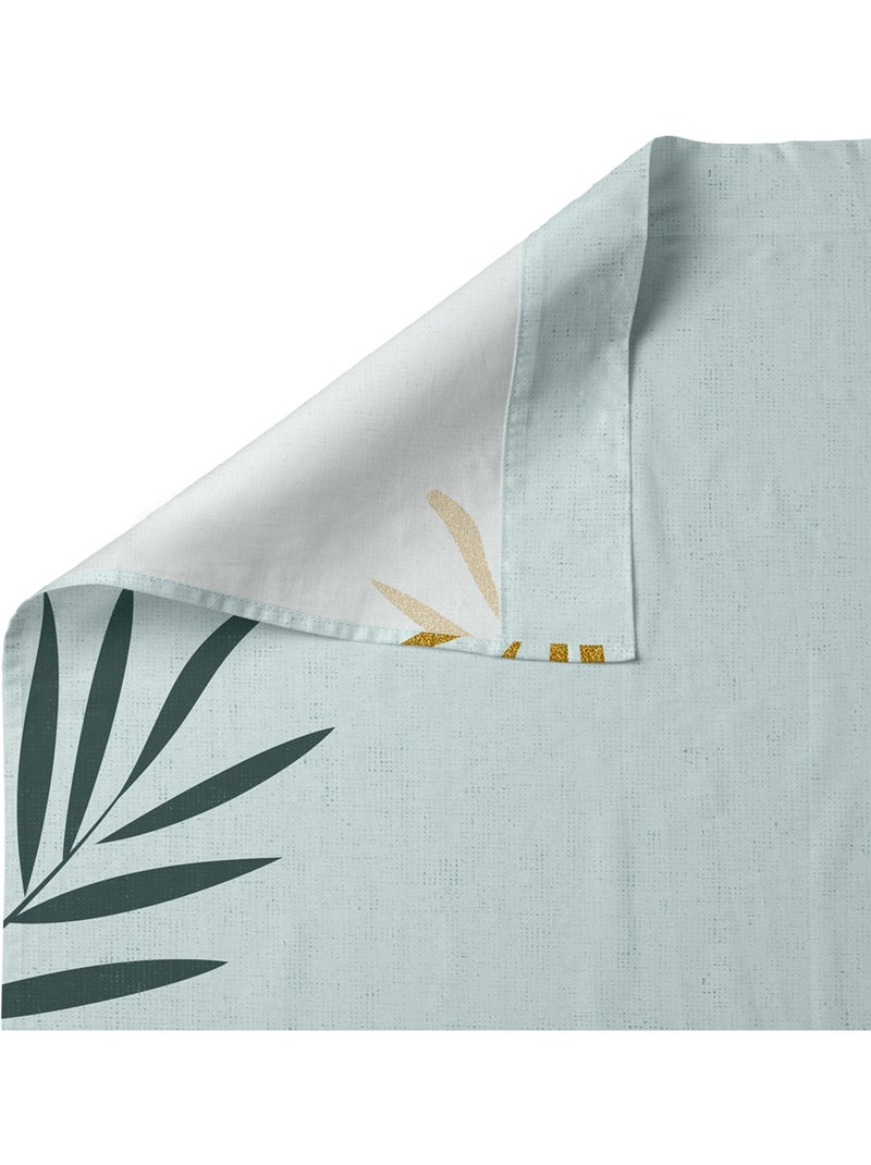 Drap Foliage mint "Happyfriday" Multicolore - Kiabi