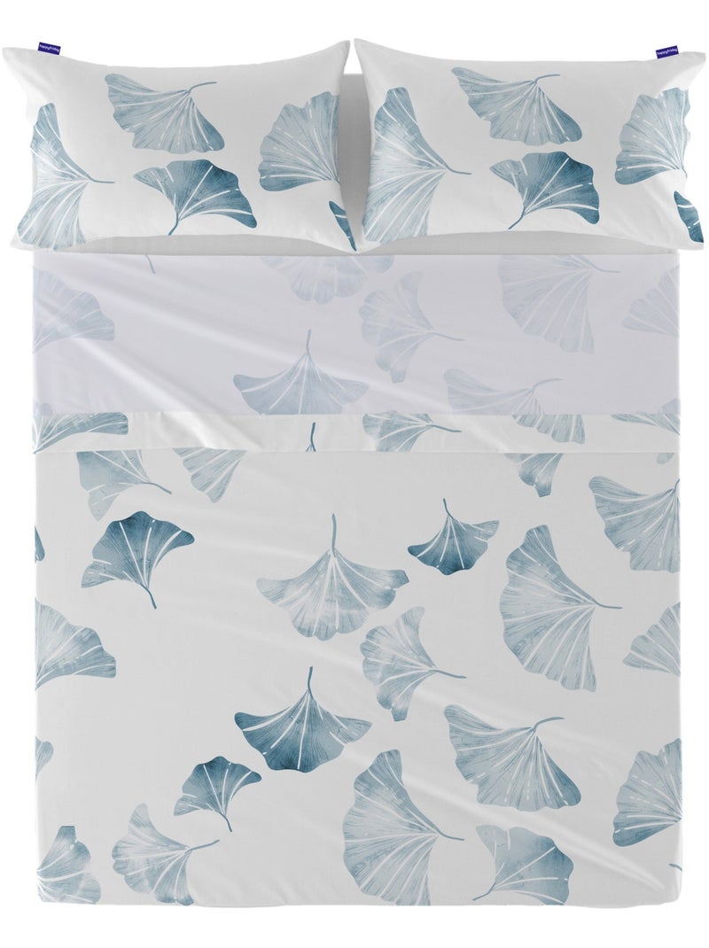 Drap Ginkgo "Happyfriday" Blanc - Kiabi
