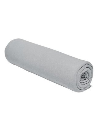 Drap housse - 160 x 200+25 cm jersey - Acier - TODAY
