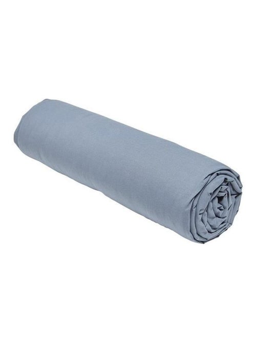 Drap housse - 90 x 190 cm uni - Denim - TODAY - Kiabi