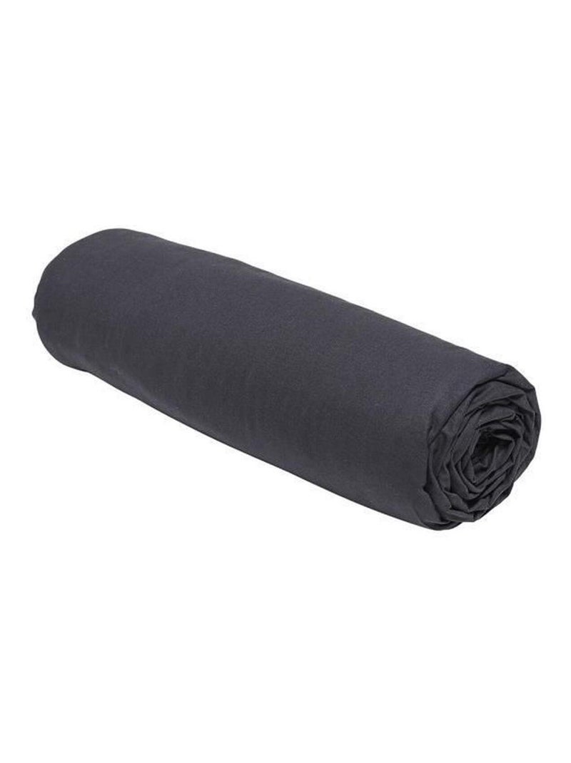 Drap housse - 90 x 190 cm uni - Fusain - TODAY Multicolore - Kiabi