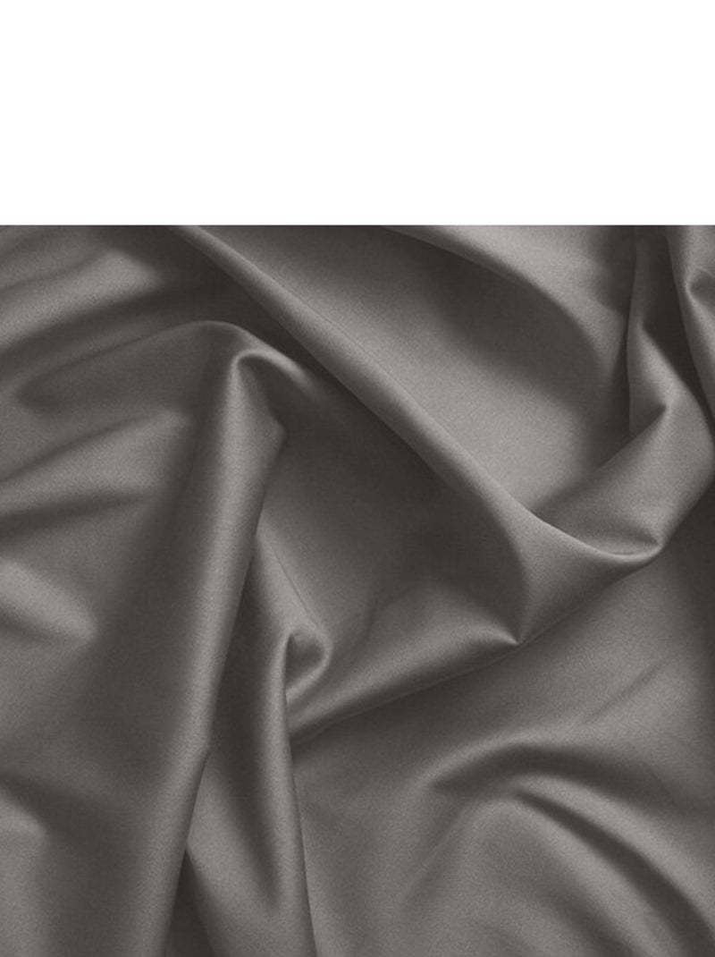 Drap housse - Coton Pur - 100 % Coton 57 Fils/cm² Bleu ardoise - Kiabi
