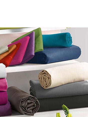 Drap housse - Coton Pur - 100 % Coton 57 Fils/cm²