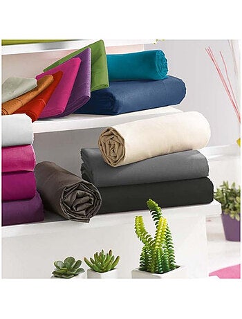 Drap housse - Coton Pur - 100 % Coton 57 Fils/cm²
