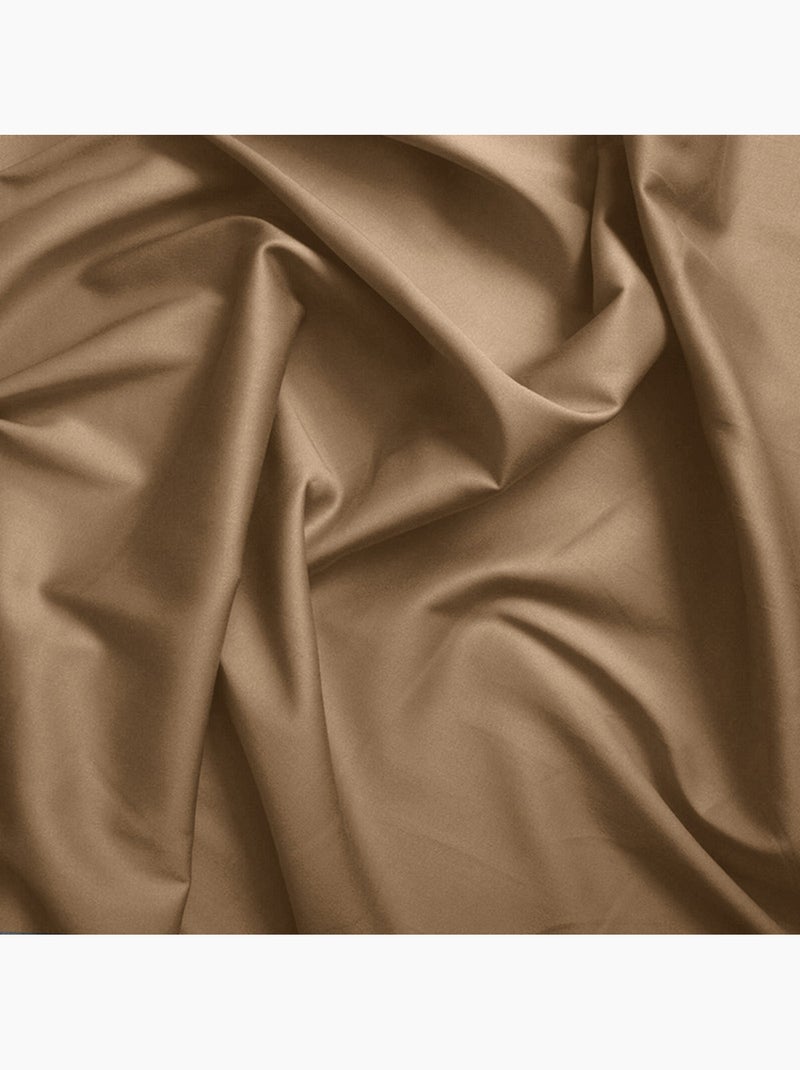 Drap housse - Coton Pur - 100 % Coton 57 Fils/cm² Gris taupe - Kiabi