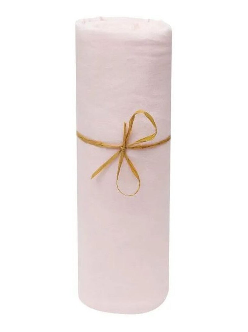 Drap housse - Coton Pur - 100 % Coton 57 Fils/cm² Rose - Kiabi
