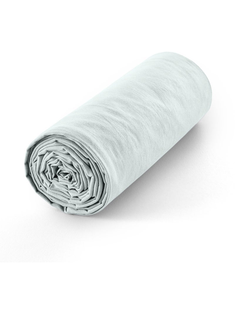 Drap housse - Coton Pur - 100 % Coton 57 Fils/cm² Vert menthe - Kiabi