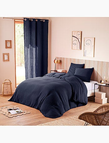 Drap housse - Coton Pur - 100% gaze de coton 125 gr/m²