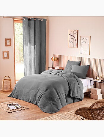 Drap housse - Coton Pur - 100% gaze de coton 125 gr/m²