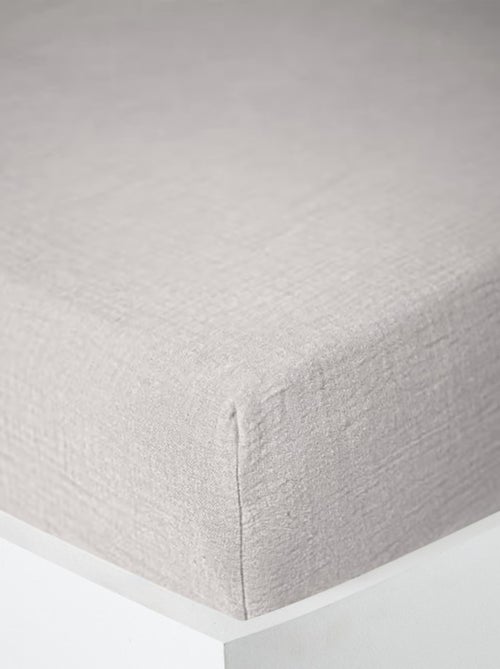 Drap housse - Coton Pur - 100% gaze de coton 125 gr/m² - Kiabi Drap housse - Coton Pur - 100% gaze de coton 125 gr/m² - Kiabi