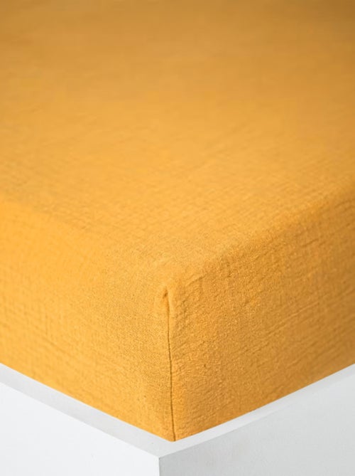Drap housse - Coton Pur - 100% gaze de coton 125 gr/m² - Kiabi Drap housse - Coton Pur - 100% gaze de coton 125 gr/m² - Kiabi