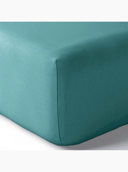 Drap housse - coton pur - 100% percale de coton peigné - Kiabi Drap housse - coton pur - 100% percale de coton peigné - Kiabi
