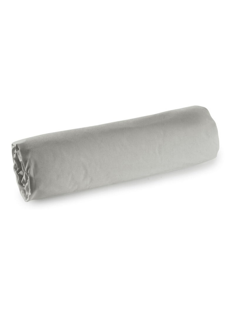 Drap housse - Coton Pur - 100% Percale de coton peigné Gris - Kiabi