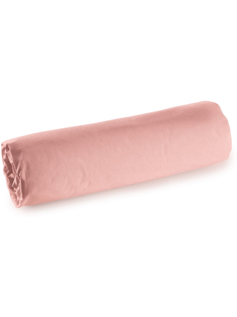 Drap housse - Coton Pur - 100% Percale de coton peigné Rose - Kiabi