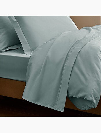 Drap housse - Coton Pur - 100% Satin de coton Peigné" / 120 fils/cm²