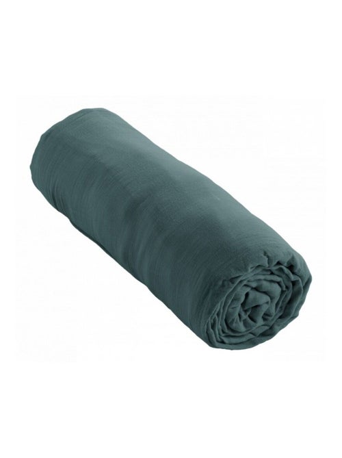 Drap housse - L'effet papillon - 100% gaze de coton 125 gr/m² - Kiabi Drap housse - L'effet papillon - 100% gaze de coton 125 gr/m² - Kiabi