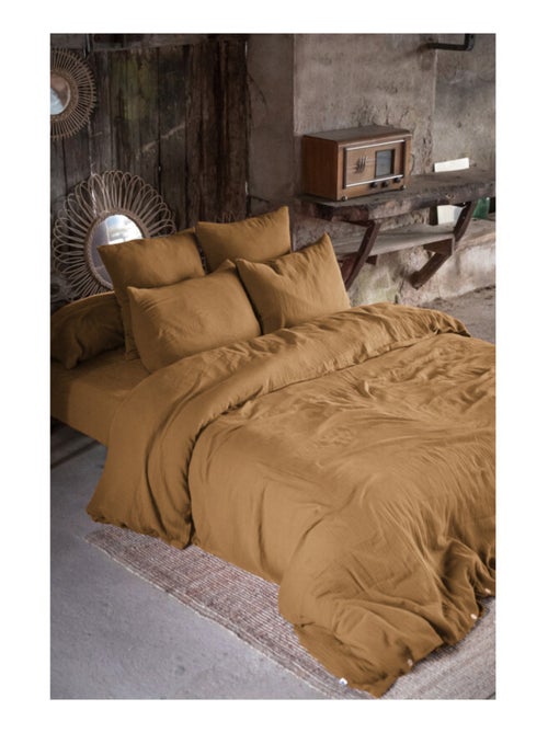 Drap housse - L'effet papillon - 100% gaze de coton 125 gr/m² - Kiabi