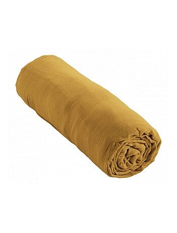 Drap housse - L'effet papillon - 100% gaze de coton 125 gr/m²