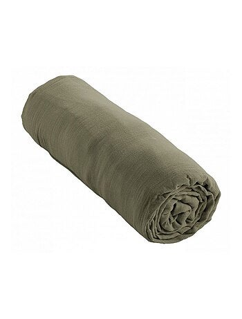 Drap housse - L'effet papillon - 100% gaze de coton 125 gr/m²