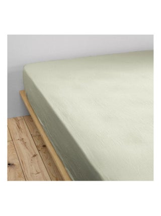 Drap housse - L'effet papillon - 100% gaze de coton 125 gr/m²