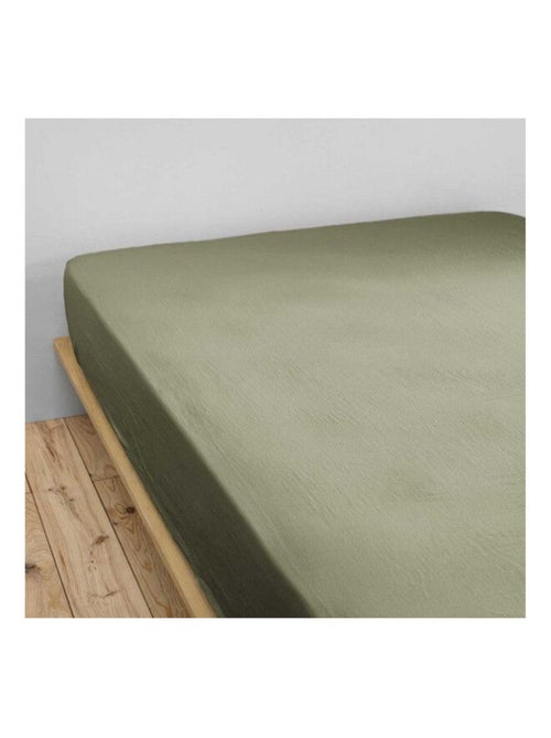 Drap housse - L'effet papillon - 100% gaze de coton 125 gr/m² - Kiabi