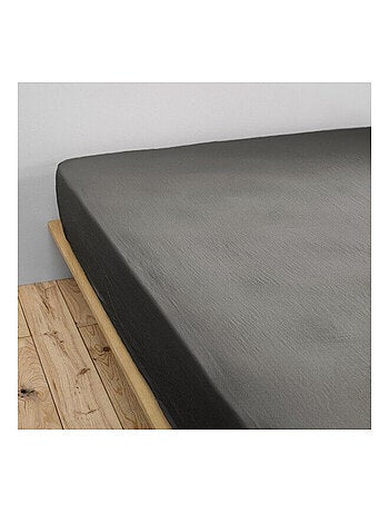 Drap housse - L'effet papillon - 100% gaze de coton 125 gr/m²
