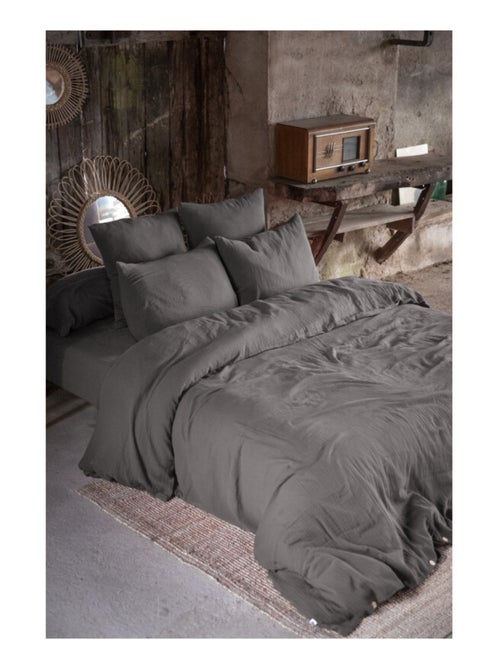Drap housse - L'effet papillon - 100% gaze de coton 125 gr/m² - Kiabi Drap housse - L'effet papillon - 100% gaze de coton 125 gr/m² - Kiabi