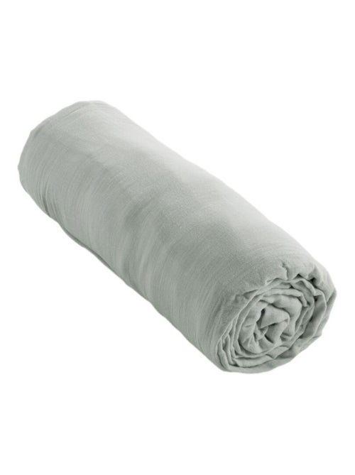 Drap housse - L'effet papillon - 100% gaze de coton 125 gr/m² - Kiabi