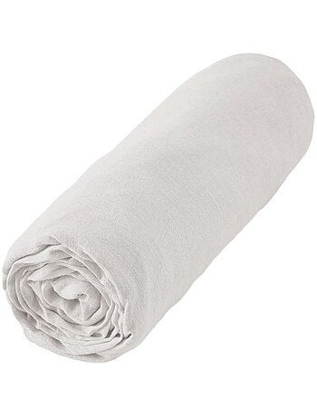 Drap housse - L'effet papillon - 100% Lin lavé