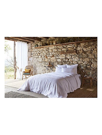 Drap housse - L'effet papillon - 100% Lin lavé