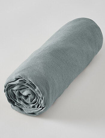 Drap housse - L'effet papillon - 100% Lin lavé