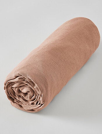 Drap housse - L'effet papillon - 100% Lin lavé