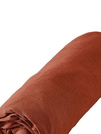 Drap housse - L'effet papillon - 100% Lin lavé