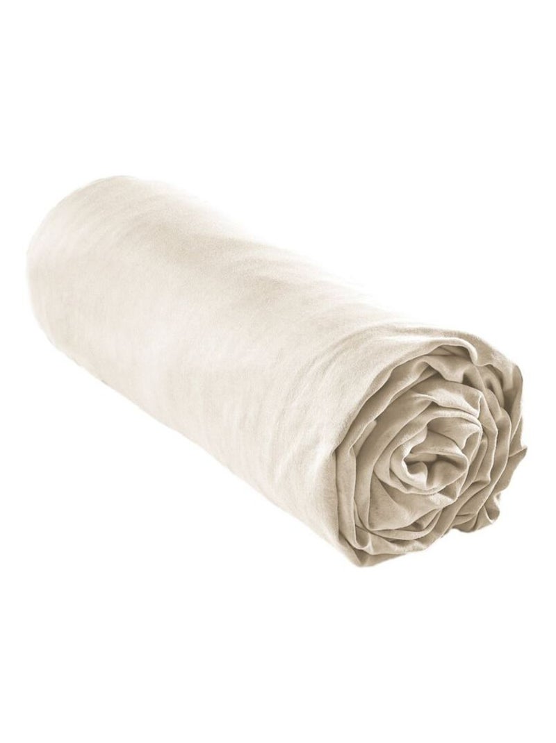 Drap housse - L'effet papillon - 100% Lyocell (Tencel lavé ) Gris - Kiabi