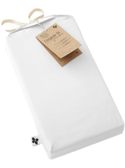Drap housse - L'effet papillon - 100% Viscose de bambou 120 fils/cm² - Kiabi