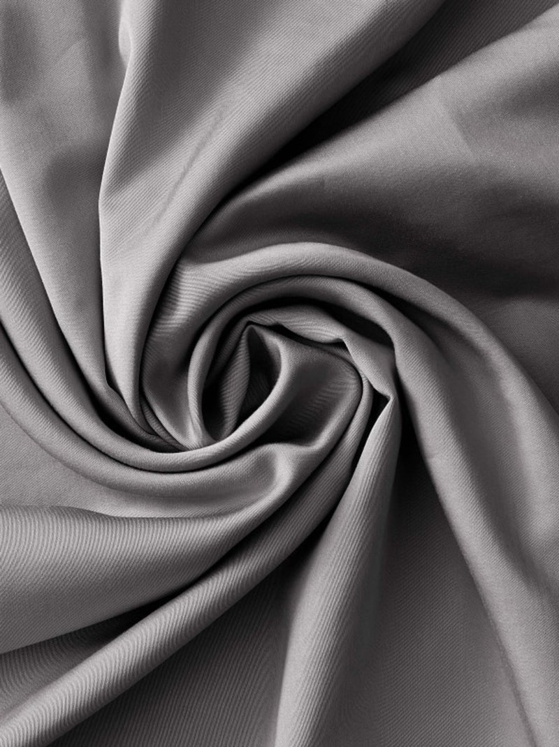 Drap housse - L'effet papillon - 100% Viscose de bambou 120 fils/cm² Gris souris - Kiabi