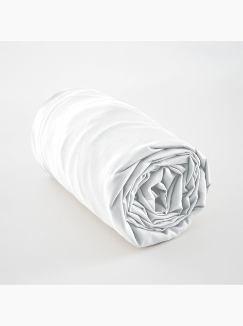 Drap housse - Satin de bambou - Bonnet 30 cm - Salomé - Kiabi