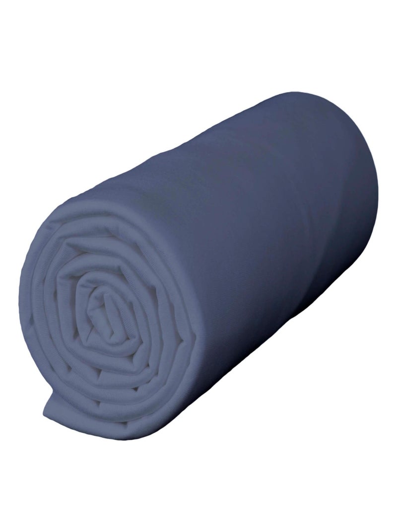 Drap housse - Terre de Nuit Bleu - Kiabi