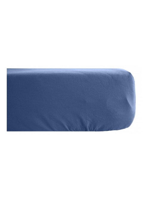 Drap housse - Vent du Sud - 100 % coton lavé 63 fils/cm² - Kiabi