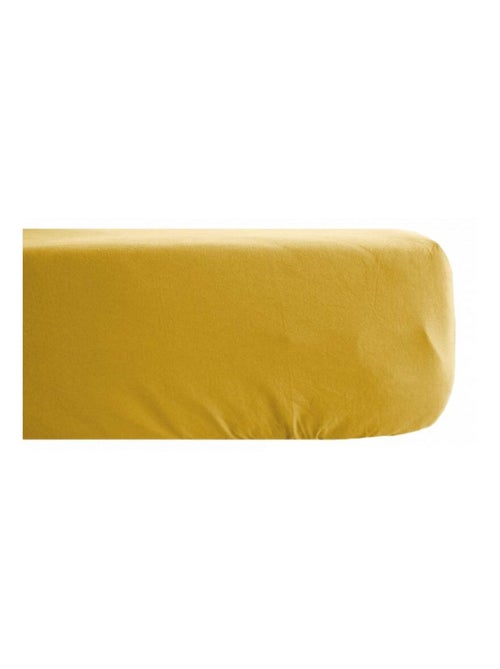 Drap housse - Vent du Sud - 100 % coton lavé 63 fils/cm² - Kiabi