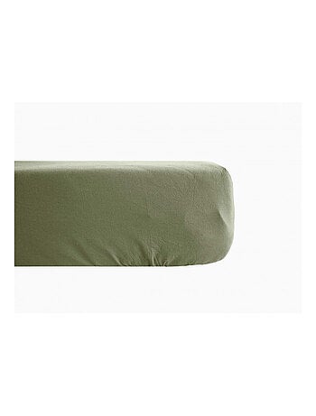 Drap housse - Vent du Sud - 100 % coton lavé 63 fils/cm²